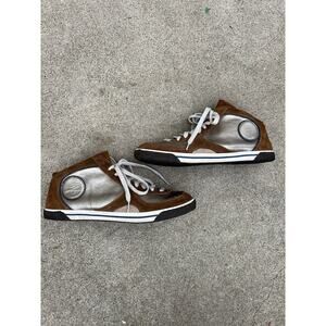 Diesel Mens Sneakers Suede and Silver Leather